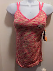 Avia Women's Active small pink stretch moisture wicking athletic cami NWT